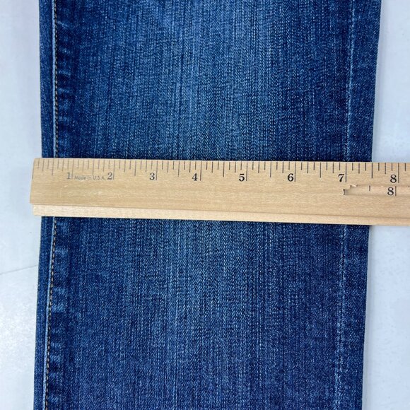 AG Adriano Goldschmid Jean Womens 33x30 Stevie Slim Straight Blue Denim Tag 31 R - Picture 13 of 16